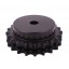 Sprocket Z21 [SKF] for 12B-2 Duplex roller chain, pitch - 19.05mm, with hub for bore fitting