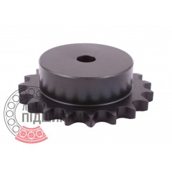 Sprocket Simplex for 10B-1 roller chain, pitch - 15.88mm, Z19 [SKF] with hub for bore fitting