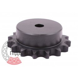 Sprocket Simplex for 16B-1 roller chain, pitch - 25.4mm, Z16 [SKF] with hub for bore fitting