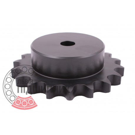 Sprocket Simplex for 16B-1 roller chain, pitch - 25.4mm, Z18 [SKF] with hub for bore fitting