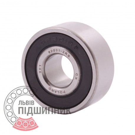 Deep groove ball bearing 62201 2RS [CX]