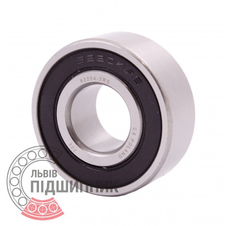 Deep groove ball bearing 62204 2RS [CX]