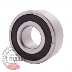Angular contact ball bearing 3306 2RS [CX]