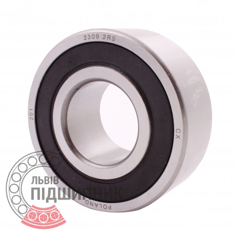 Angular contact ball bearing 3309 2RS [CX]