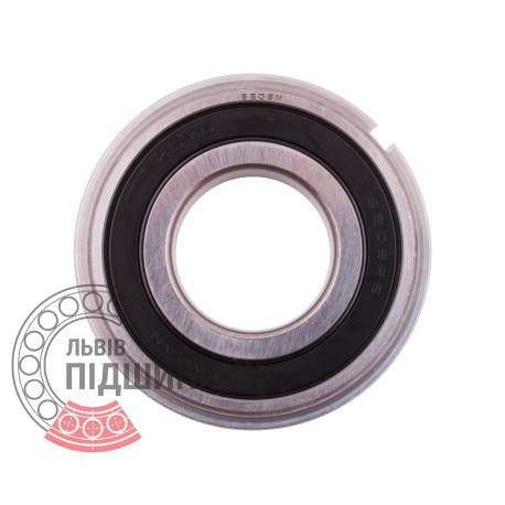 6206-2RSRNR [Koyo] Sealed ball bearing with snap ring groove on outer ring