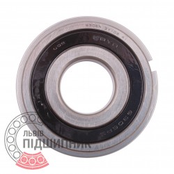 6306 2RS NR [Koyo] Sealed ball bearing with snap ring groove on outer ring