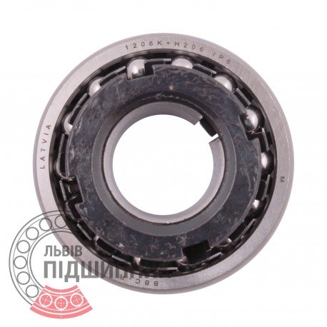 1206K+H206 P6 [BBC-R Latvia] Double row self-aligning ball bearing