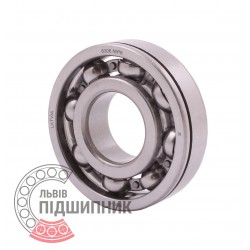 6306 N P6 [BBC-R Latvia] Open ball bearing with snap ring groove on outer ring