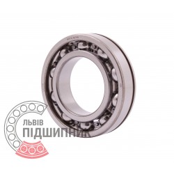 6210 N P6 [BBC-R Latvia] Open ball bearing with snap ring groove on outer ring