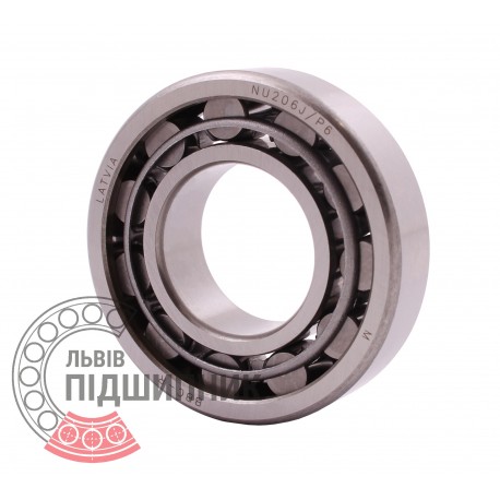 NU206 J/P6 DIN 5412-1 [BBC-R Latvia] Cylindrical roller bearing
