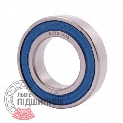 6006 2RS [NTE] Deep groove sealed ball bearing