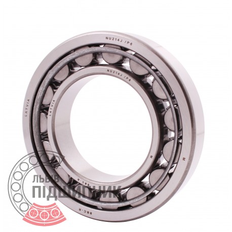 NU214 J/P6 DIN 5412-1 [BBC-R Latvia] Cylindrical roller bearing