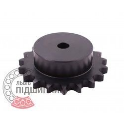 Sprocket Z19 [SKF] for 12B-1 Simplex roller chain, pitch - 19.05mm, with hub for bore fitting