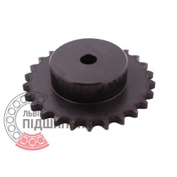 Sprocket Z26 [SKF] for 12B-1 Simplex roller chain, pitch - 19.05mm, with hub for bore fitting