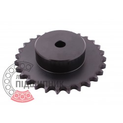 Sprocket Z28 [SKF] for 12B-1 Simplex roller chain, pitch - 19.05mm, with hub for bore fitting