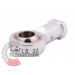 GILS 30 [Fluro] Rod end with radial spherical plain bearing