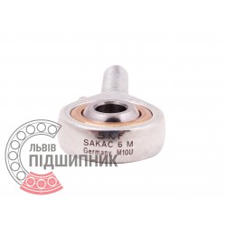 SAKAC 6 M [SKF] Rod end with radial spherical plain bearing