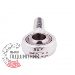 SAKAC 16 M [SKF] Gelenkkopf mit Gleitlager