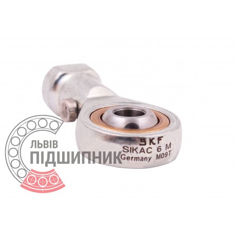 SIKAC 6 M [SKF] Rod end with radial spherical plain bearing