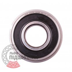 6307-2RSNR [Koyo] Sealed ball bearing with snap ring groove on outer ring