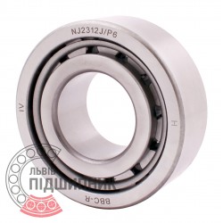 NJ2312 J/P6 DIN 5412-1 [BBC-R Latvia] Cylindrical roller bearing