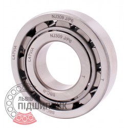 NJ309 J/P6 DIN 5412-1 [BBC-R Latvia] Cylindrical roller bearing