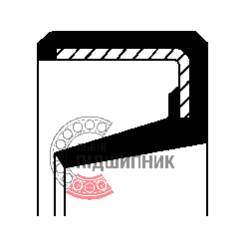 20х26х3 VC | 01020061B [Corteco] Oil seal