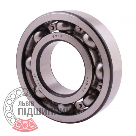 6318 [Timken] Deep groove open ball bearing