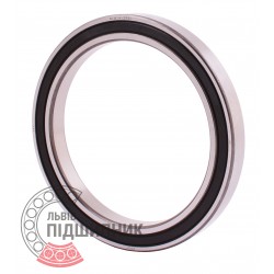 6814 2RS | 61814-2RS1 [SKF] Deep groove ball bearing. Thin section.