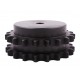 Sprocket Z20 [SKF] for 16B-2 Duplex roller chain, pitch - 25.4mm, with hub for bore fitting