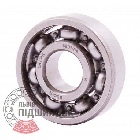 6201 P6 [BBC-R Latvia] Deep groove open ball bearing