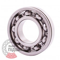6207 N/P6 [BBC-R Latvia] Open ball bearing with snap ring groove on outer ring