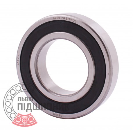 6209 2RS P6/C3 [BBC-R Latvia] Deep groove sealed ball bearing