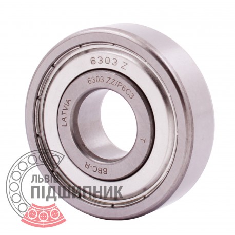 6303 ZZ P6/C3 [BBC-R Latvia] Deep groove sealed ball bearing
