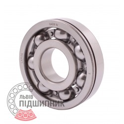 6409 N [BBC-R Latvia] Open ball bearing with snap ring groove on outer ring