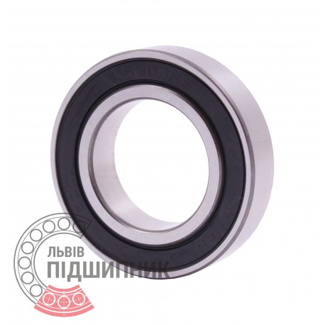 61903 2RS | 6903 2RS [EZO] Deep groove ball bearing. Thin section.