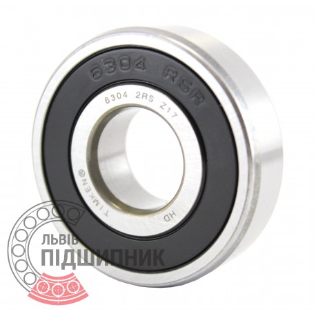 6304 2RS [Timken] Deep groove ball bearing