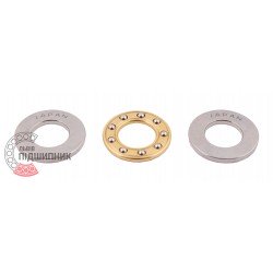 F7-15 [EZO] Miniature thrust ball bearing with raceway