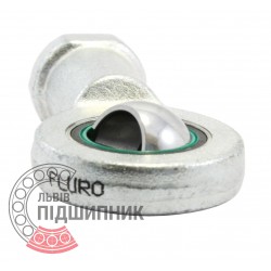 EIL 50 D-2RS [Fluro] Rod end with radial spherical plain bearing