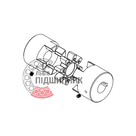 ES GESF 14F11 TRASCO® [SIT] Ступиця еластичної муфти