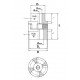 GRMALU 28/38A TRASCO® [SIT] Ступиця еластичної муфти