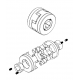 GRMB 38/45B1 TRASCO® [SIT] Flexible coupling hub