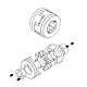 GRMB 38/45B1 TRASCO® [SIT] Ступиця еластичної муфти