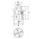 GRMP 38/45AF22 TRASCO® [SIT] Flexible coupling hub