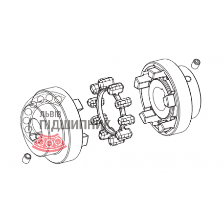 POLY-NORM® AR32 [KTR] Зубчастий вінець муфти