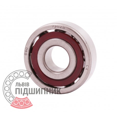 7302B [CX] - 46302 - Single row angular contact ball bearing