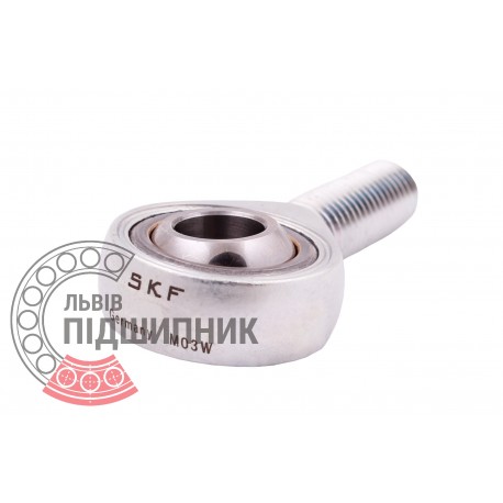 SAKAC 18 M [SKF] Rod end with radial spherical plain bearing