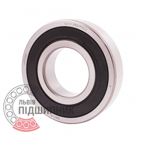 6314 2RS P6/C3 [BBC-R Latvia] Deep groove sealed ball bearing