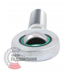 EAL 45 D-2RS [Fluro] Rod end with radial spherical plain bearing