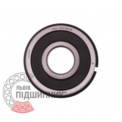 6304 2RS NR/P6 [BBC-R Latvia] Sealed ball bearing with snap ring groove on outer ring